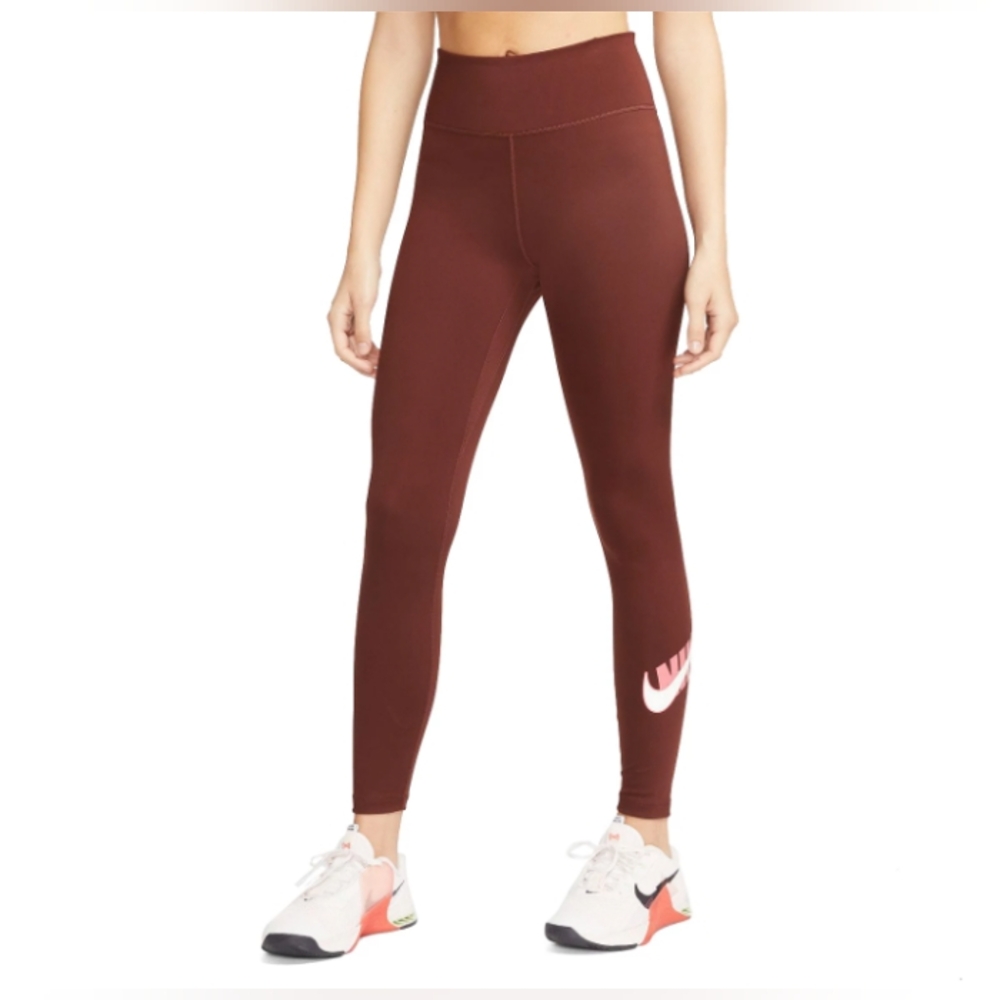 NWT Women's Nike Dri-FIT One Icon Clash Midrise Graphic Leggings women's size XS